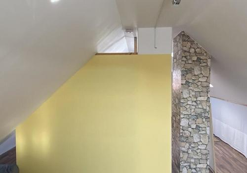 Dachboden ausgebaut kann elektrisch beheizt werden