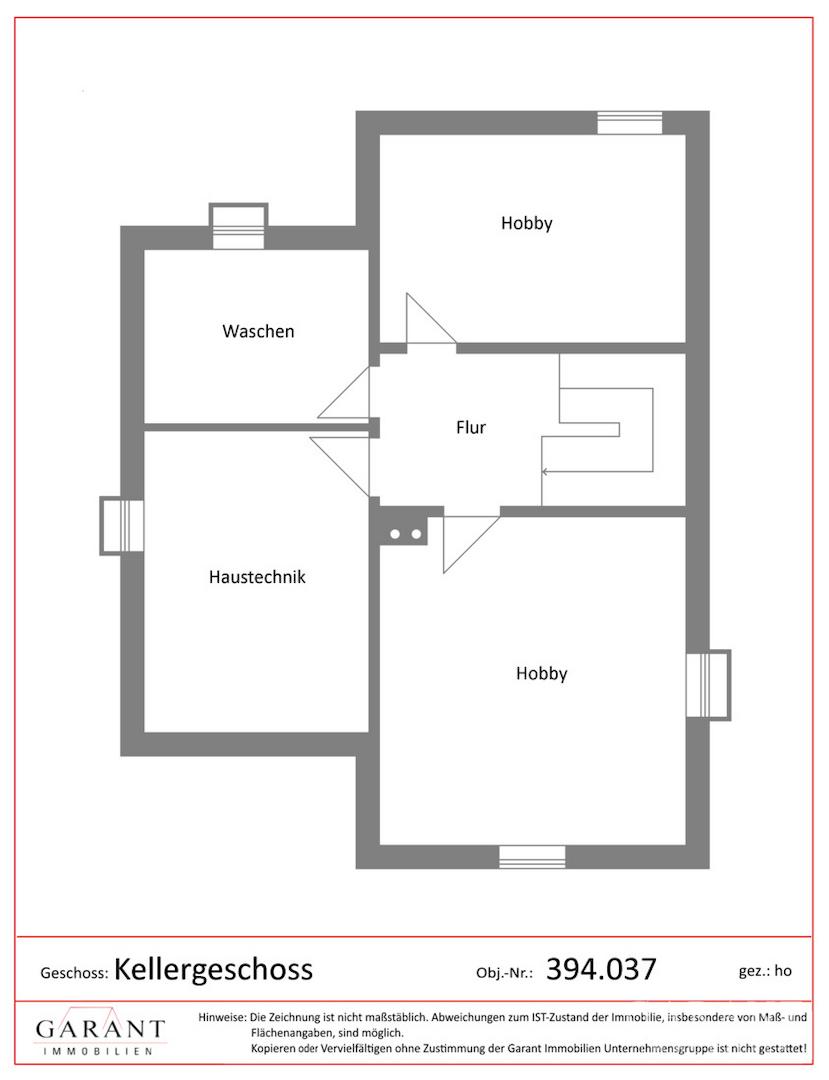 Grundriss Kellergeschoss