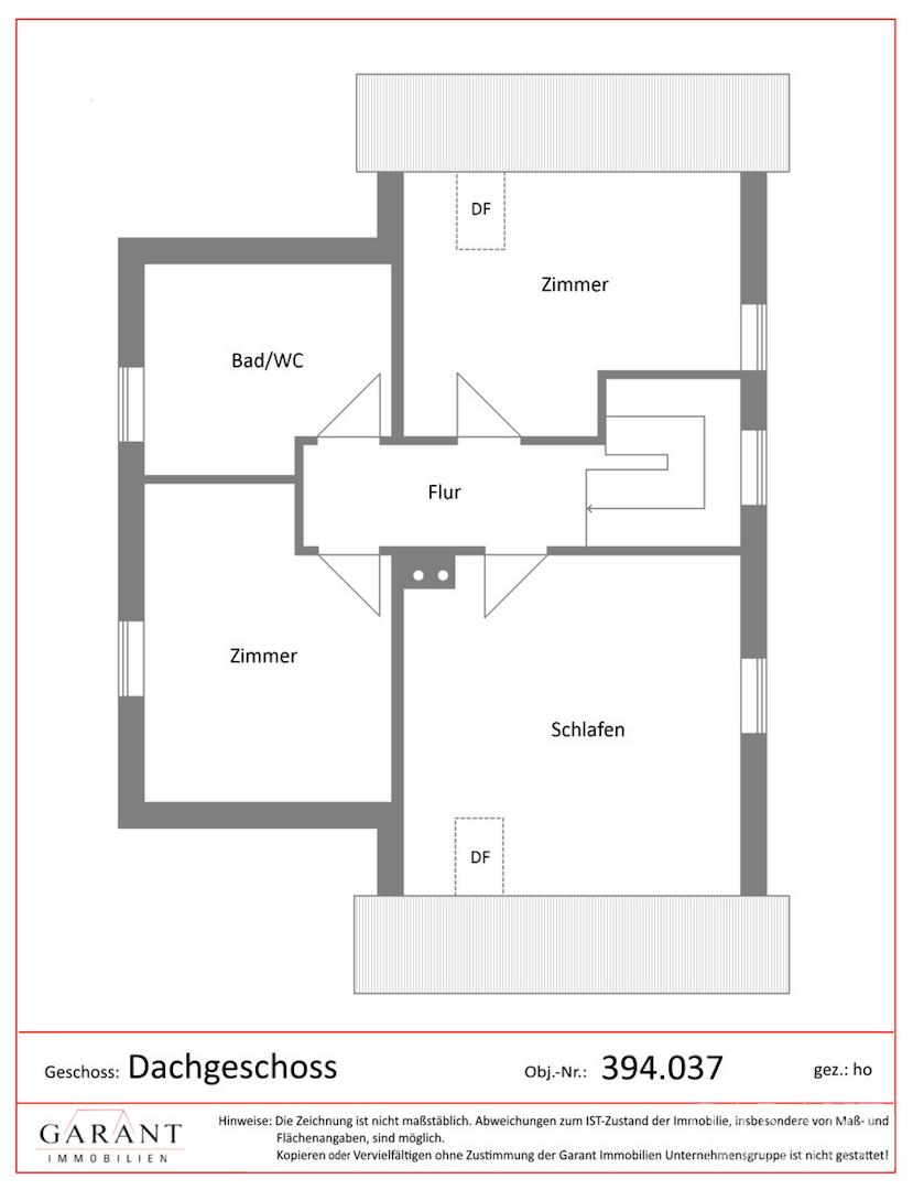 Grundriss Dachgeschoss