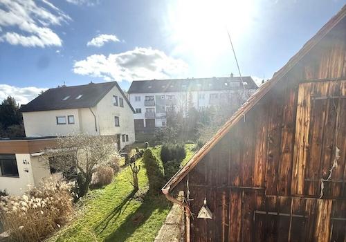 Blick in den Garten/Grundstück