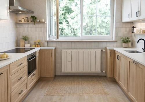 Helle und natürliche Küchenrenovierung