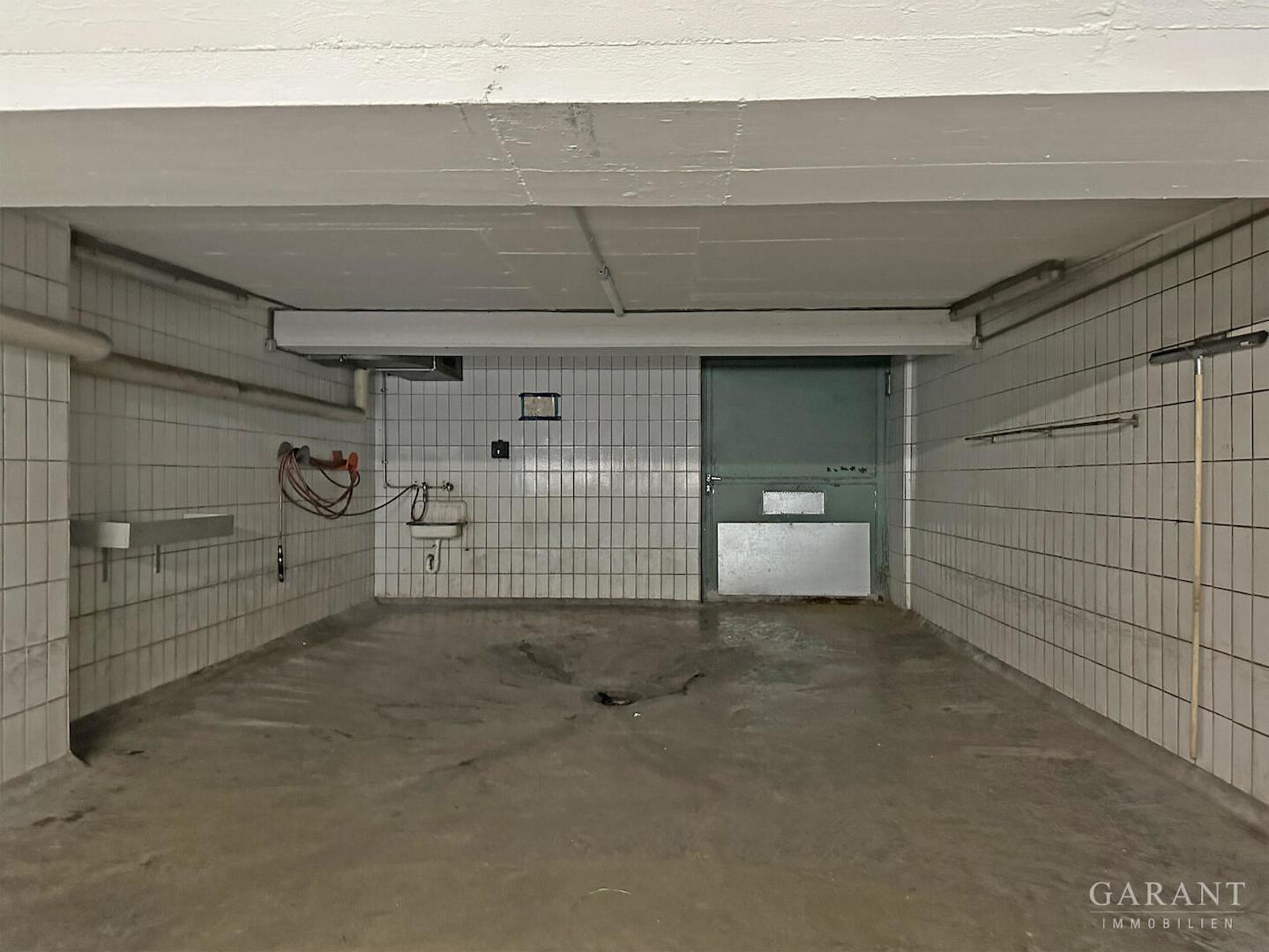 Waschplatz in der TG