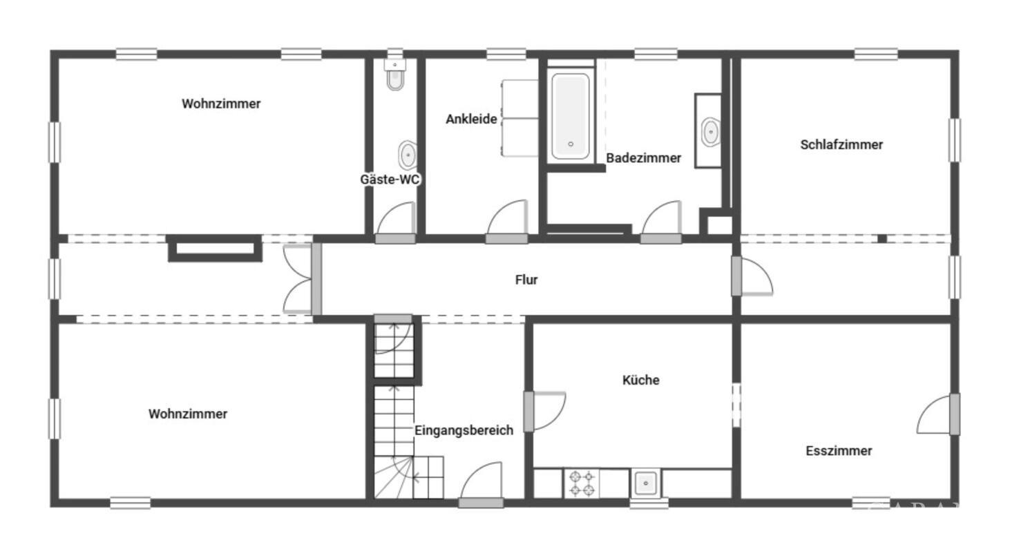 Grundriss Erdgeschoss