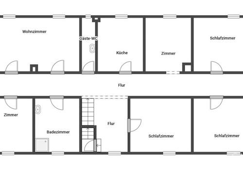 Grundriss Obergeschoss
