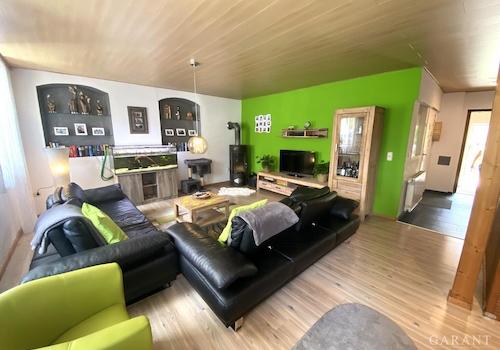 Blick ins Wohnzimmer EG