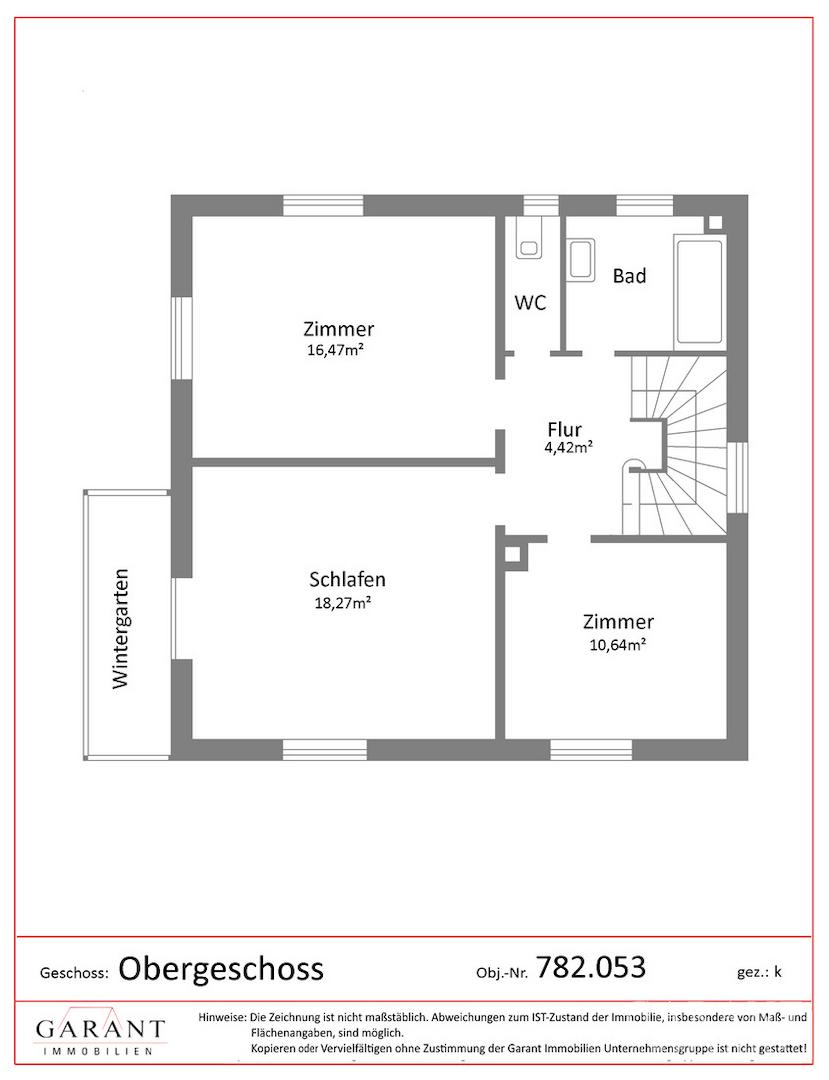 Grundriss  Obergeschoss
