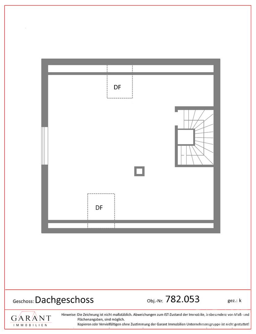 Grundriss Dachgeschoss