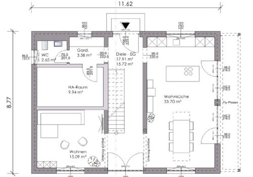 Grundriss Erdgeschoss