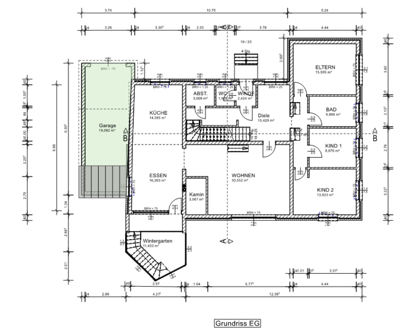 Grundriss Erdgeschoss