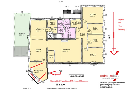 Grundriss Teilungsentwurf