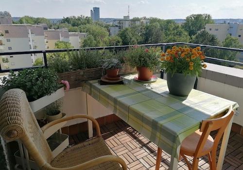 Balkon im Sommer