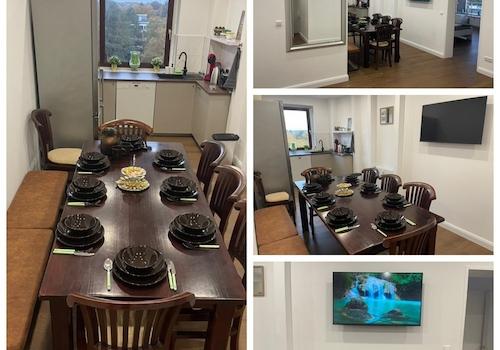 Essbereich mit smart TV