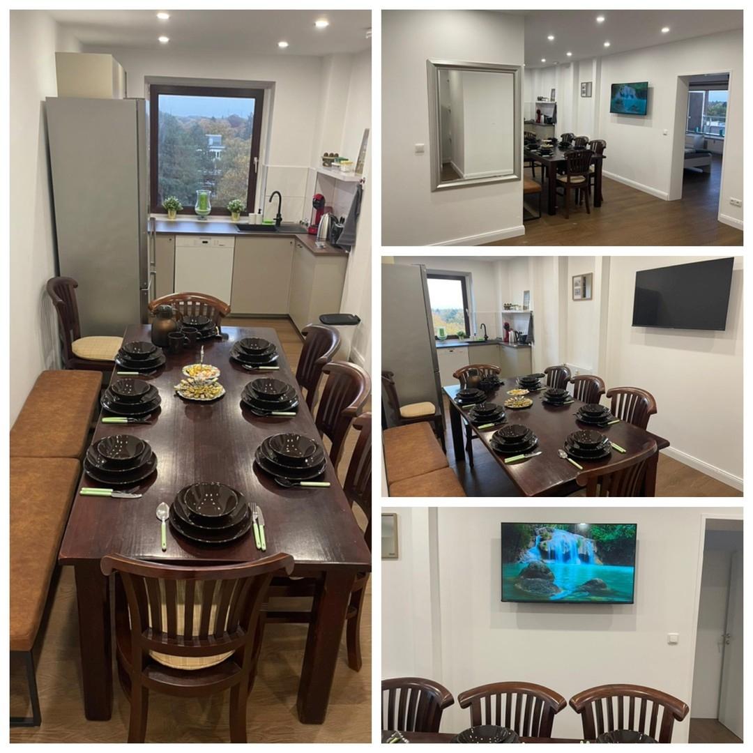 Essbereich mit smart TV