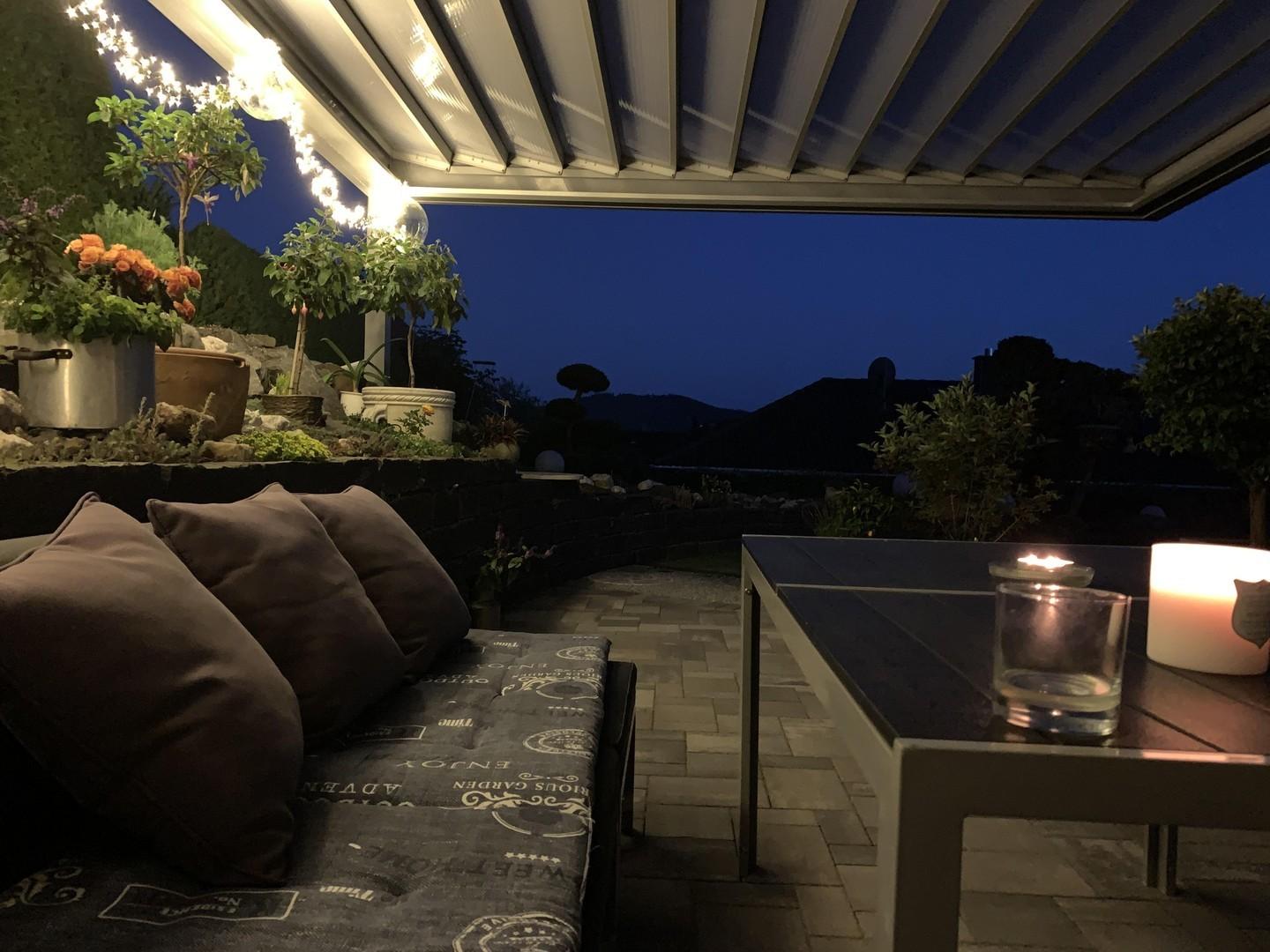 Garten - überdachte Terrasse