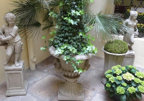 Blick in historischen Innenhof