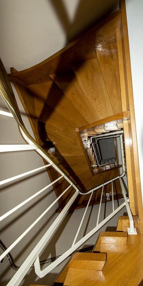 Treppe von ganz oben