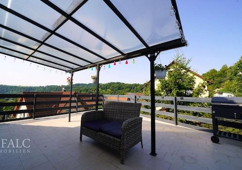 Terrasse mit Urlaubsflair 