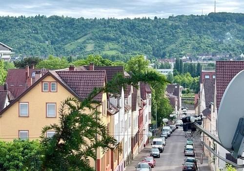Blick auf das Haus-Vorne Links