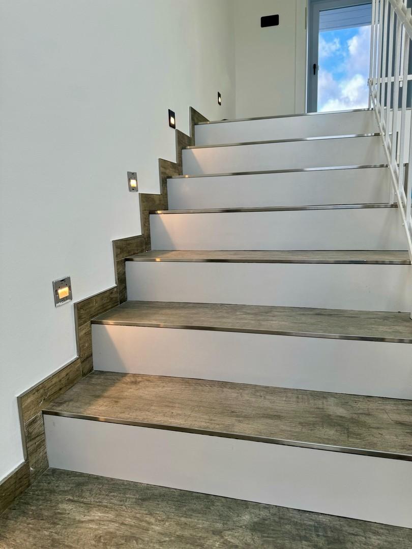 Treppe mit LED-Spots