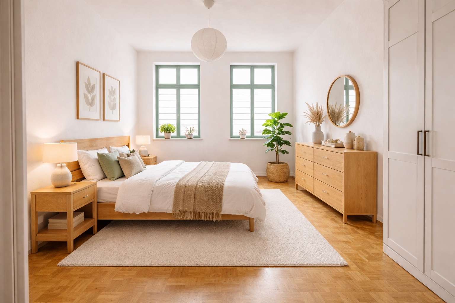 Schlafzimmer Einrichtungsbeispiel