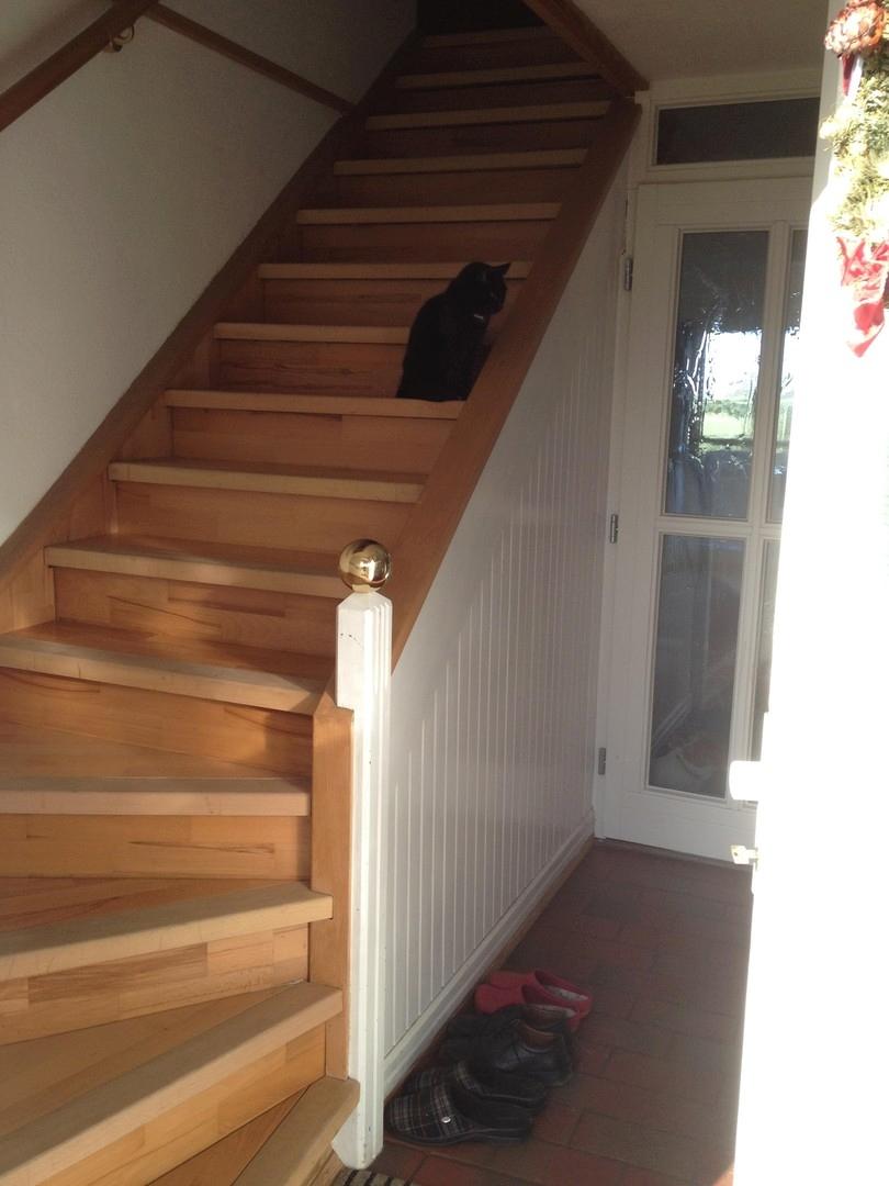 Treppe zum Dachgeschoss