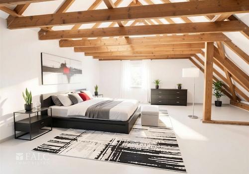 Ausbauvorschlag Dachgeschoss links - (KI generiert)