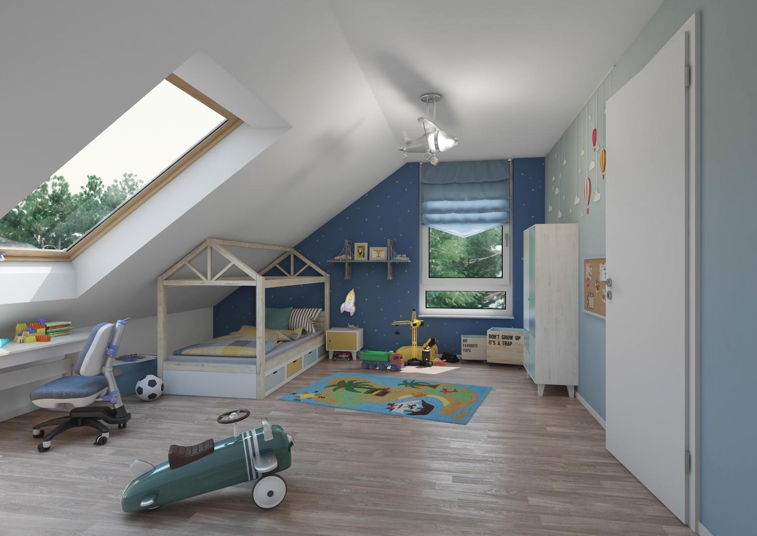 Kinderzimmer Dachgeschoss