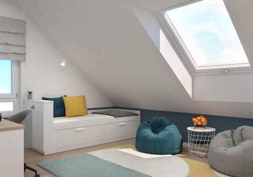 Jugendzimmer Dachgeschoss