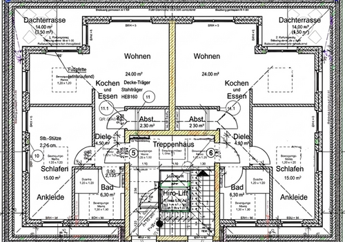 DG-Grundriss, WE rechts