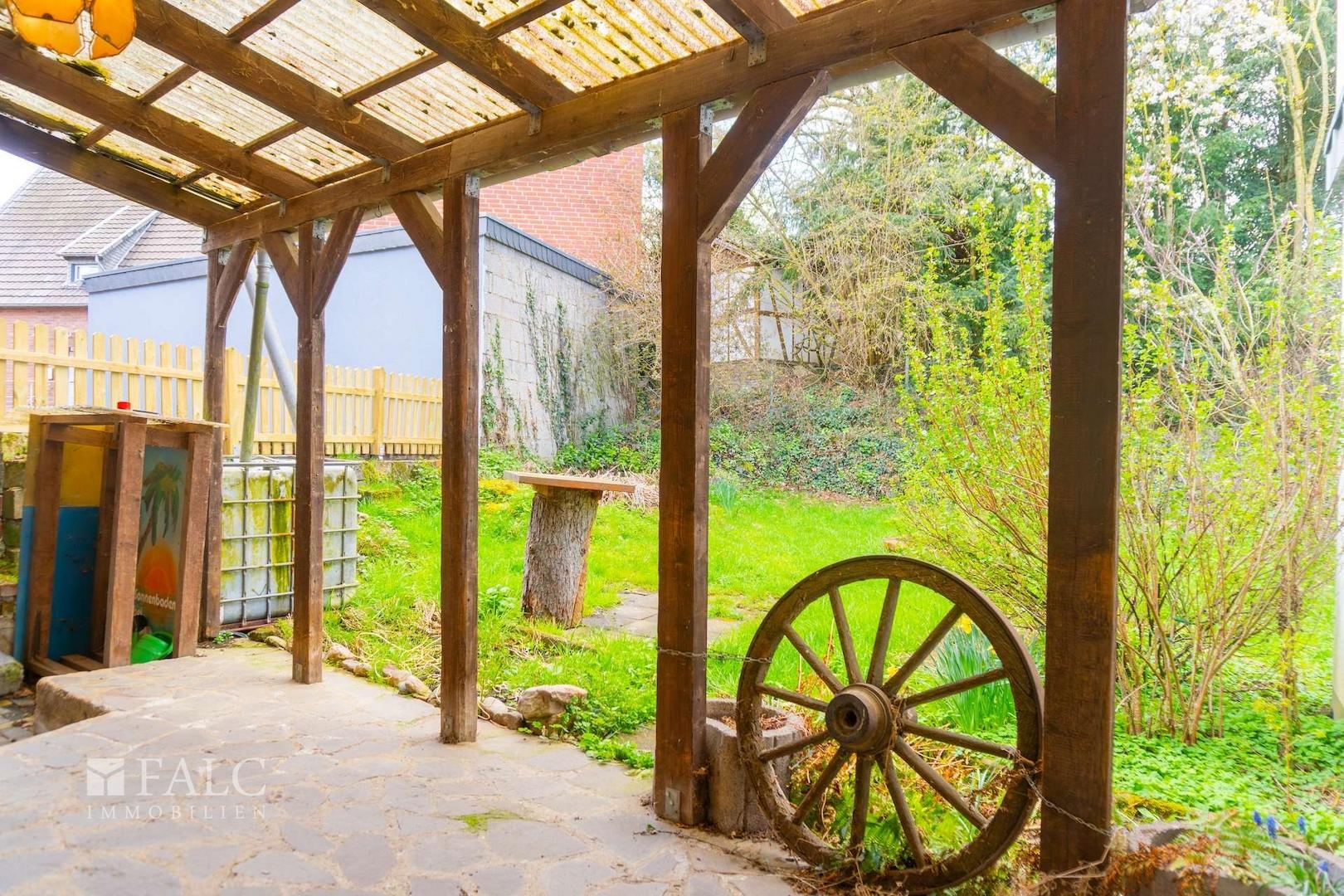 Überdachte Terrasse