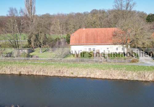 Frontansicht mit der Hunte