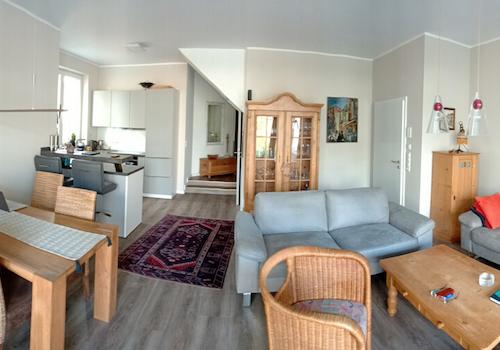 Wohnzimmer Weitwinkel 