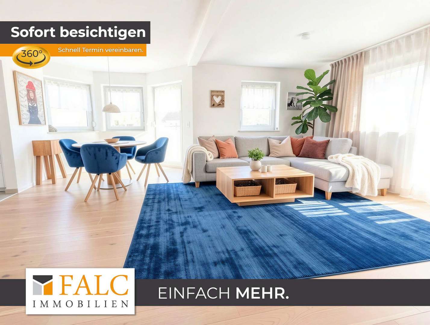 Wohnbereich (Einrichtungsidee KI)