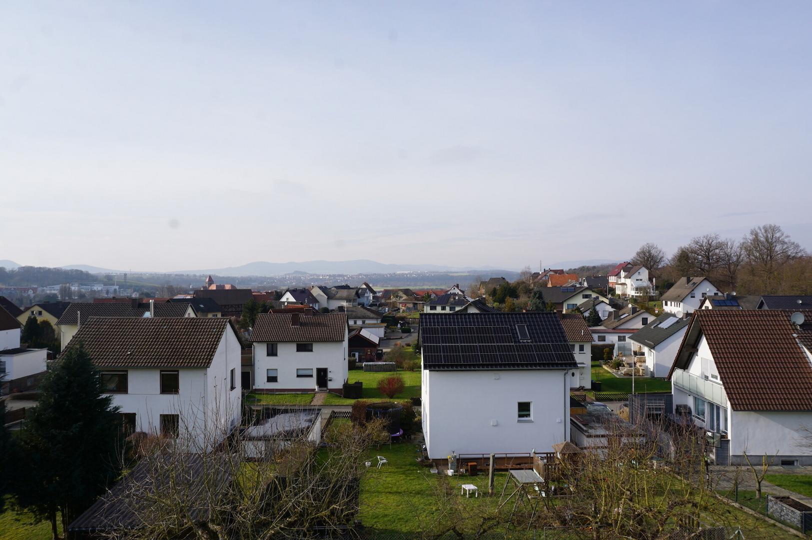 Blick vom Balkon