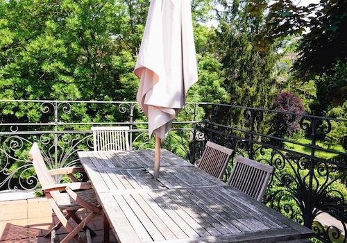 Die Dachterasse im 2OG