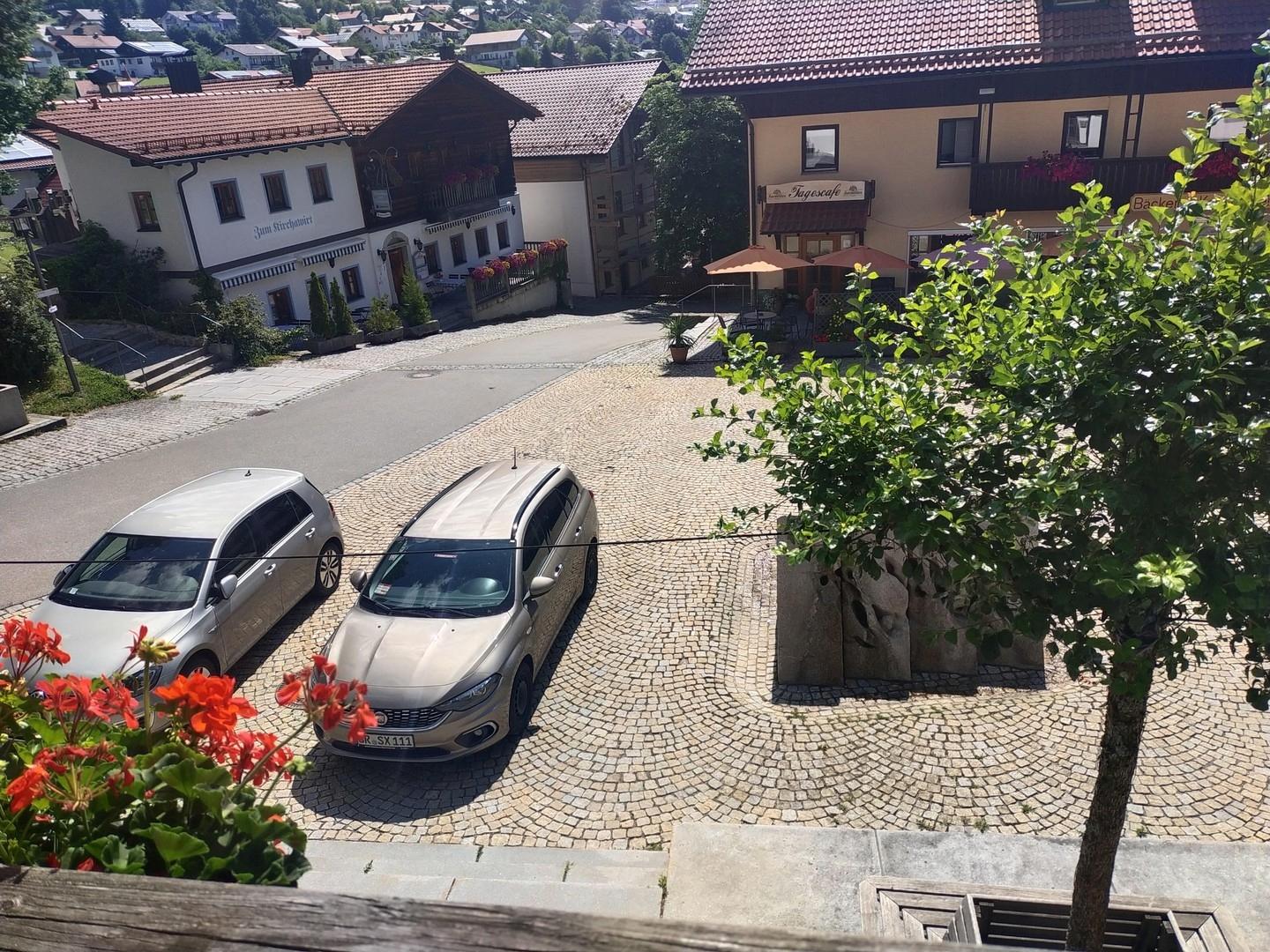 parking and square view