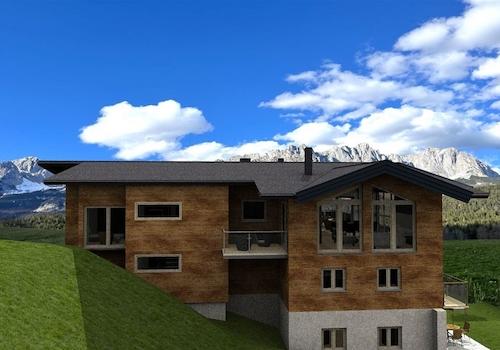 Gebäudeansicht Penthouse Westen