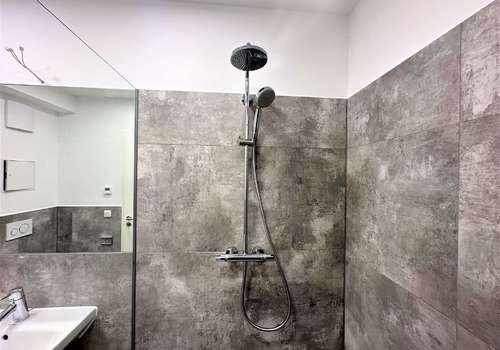 Ebenerdige Ganzglasdusche