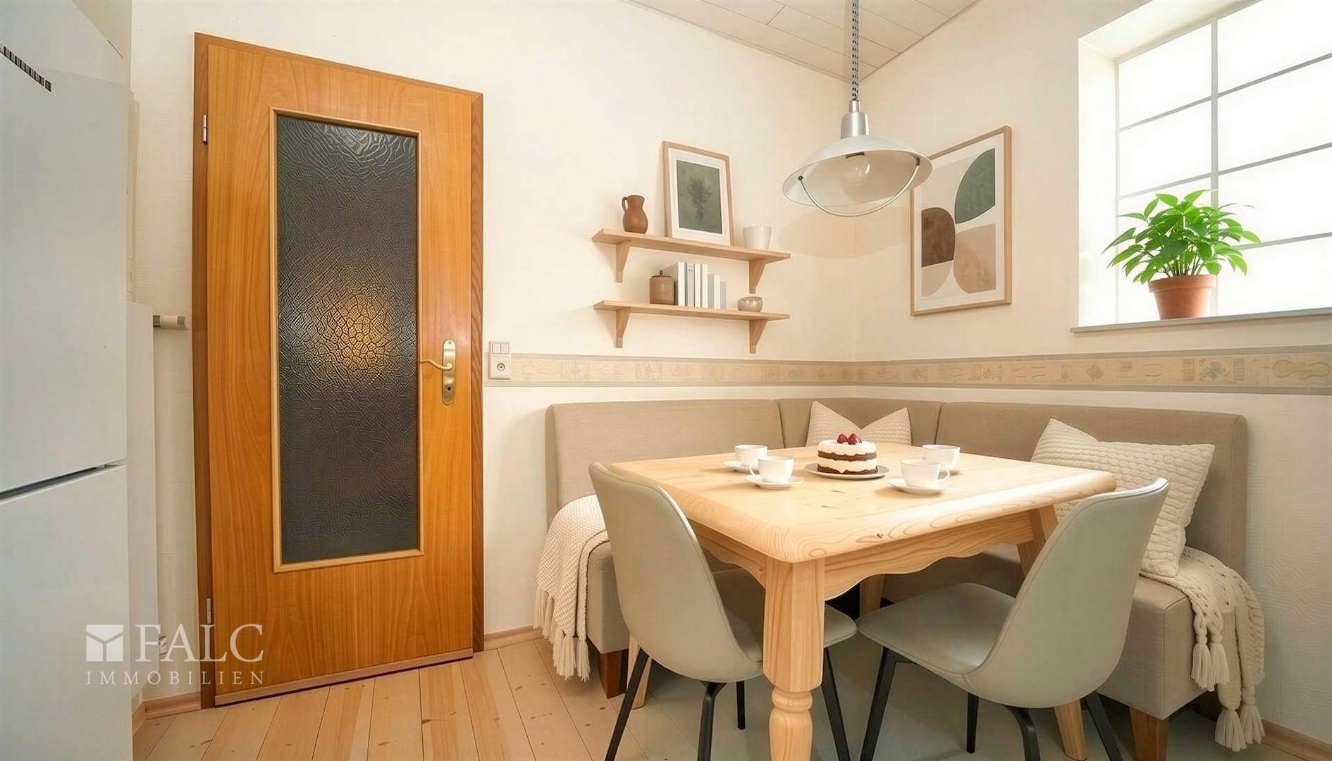 ... mit Platz für eine Essecke