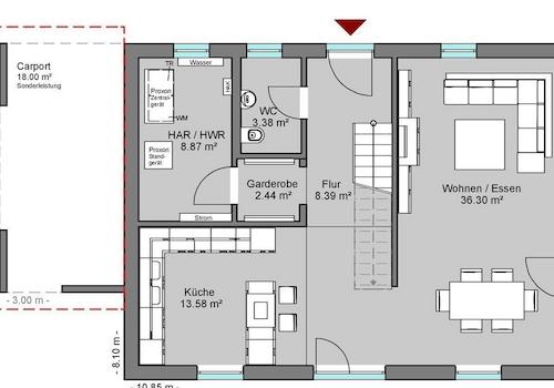 EFH 141-22-190- EG-Grundriss