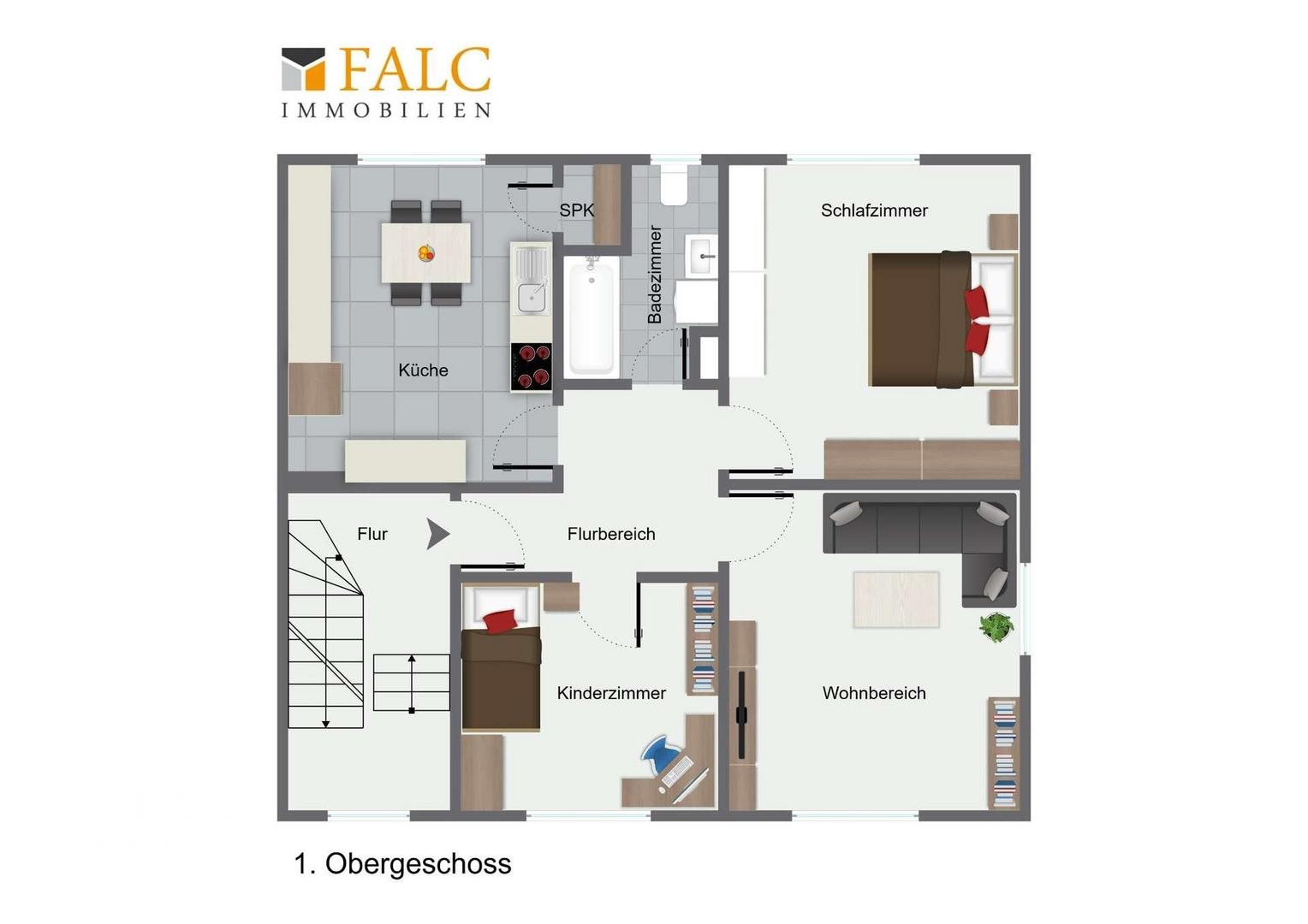 Grundriss 1. Obergeschoss