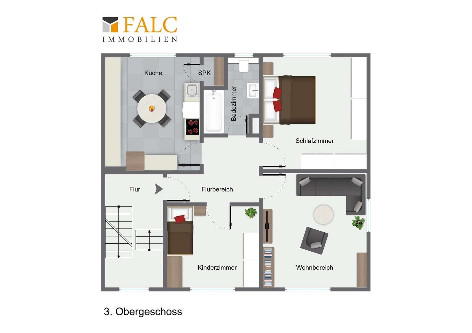 Grundriss 3. Obergeschoss 