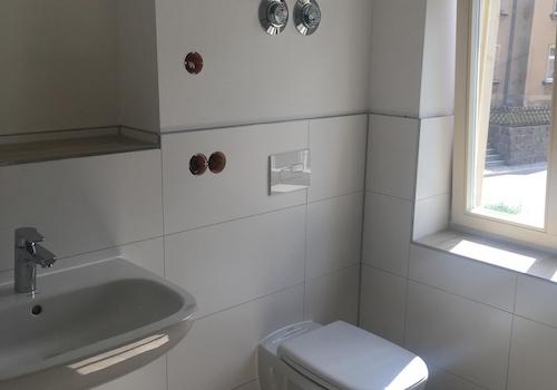 Badausstattung WC, Waschbecken