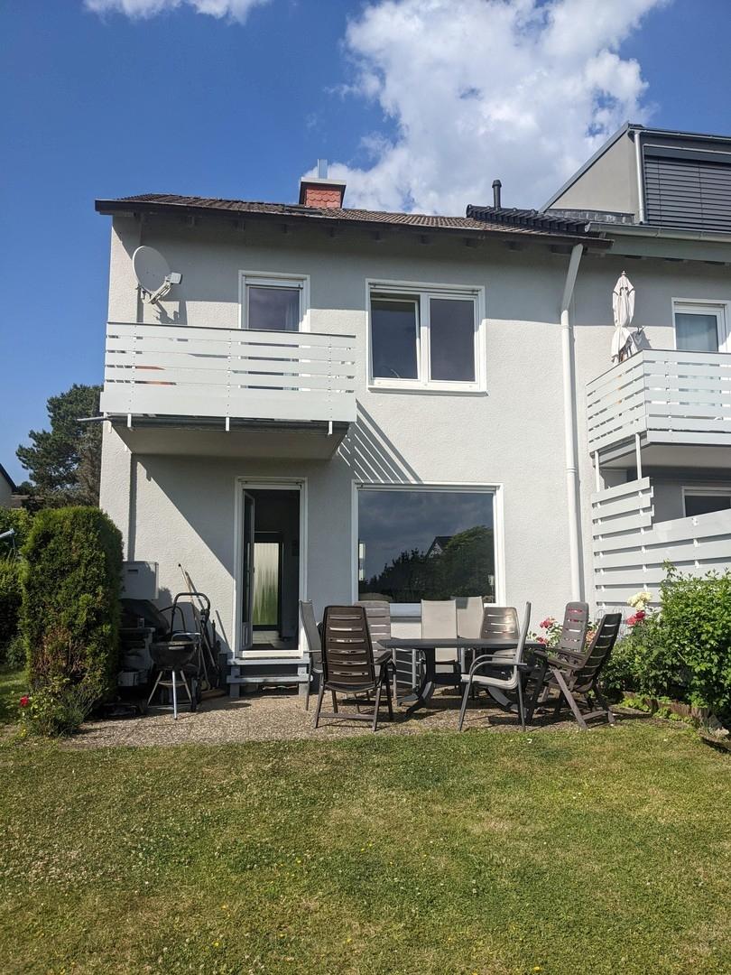 Gartenseite des Hauses,Terasse