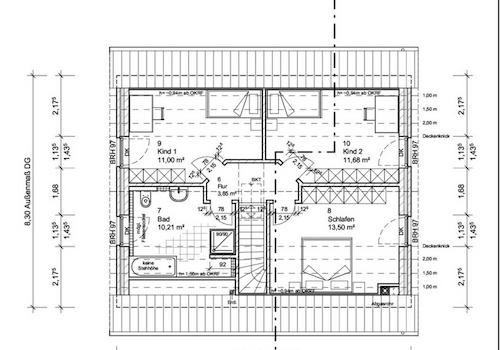 Grundriss Dachgeschoss
