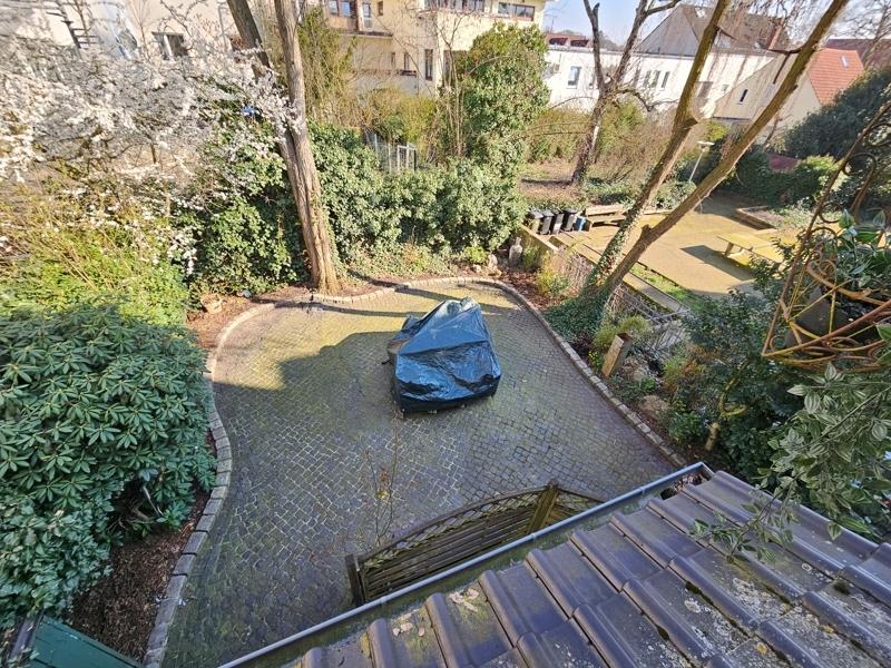 Blick auf die Sommerterrasse