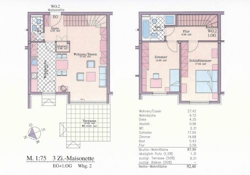Grundriss bei Kauf 2007