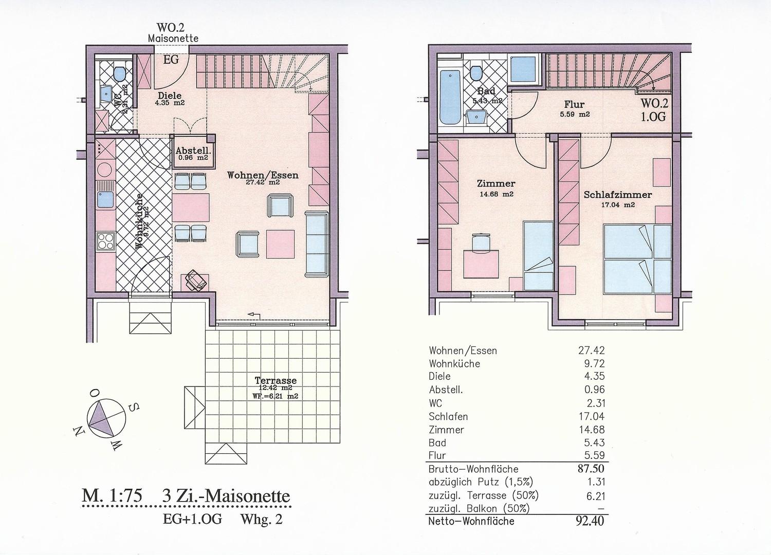 Grundriss bei Kauf 2007