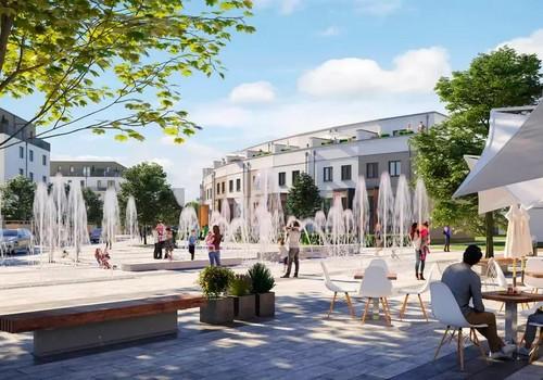 Quartier Hugos Brunnen Muster