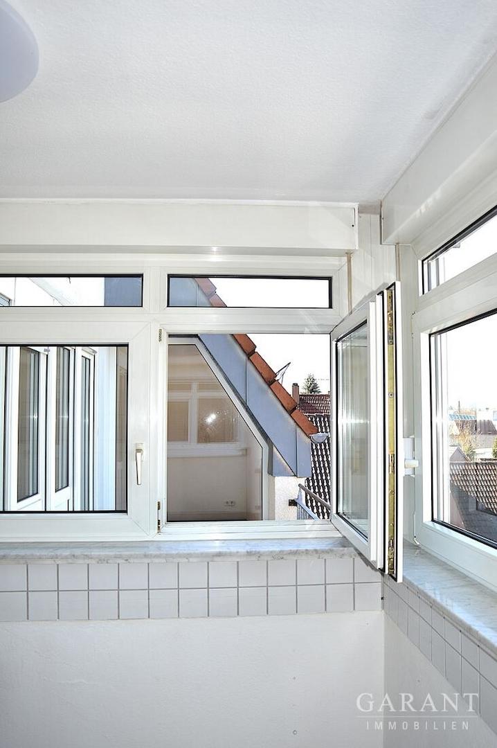 Blick auf den Balkon